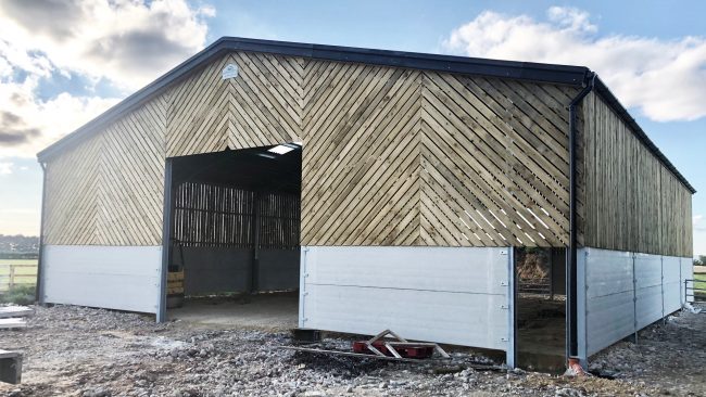 Agricultural wood and steel framed buildings